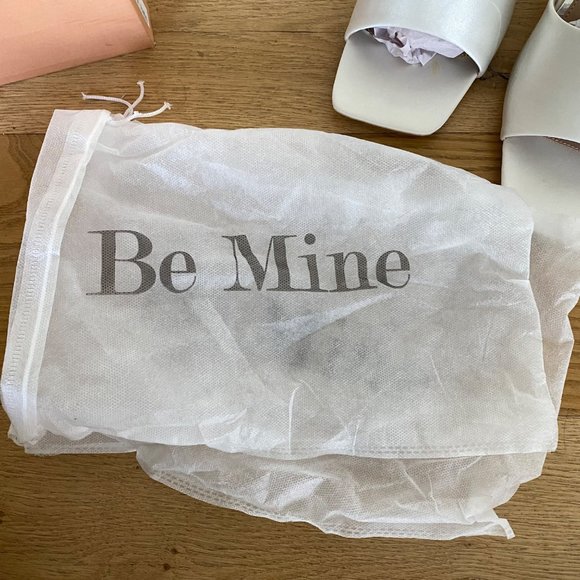 be mine bridal katy heeled shoes in silver glitter